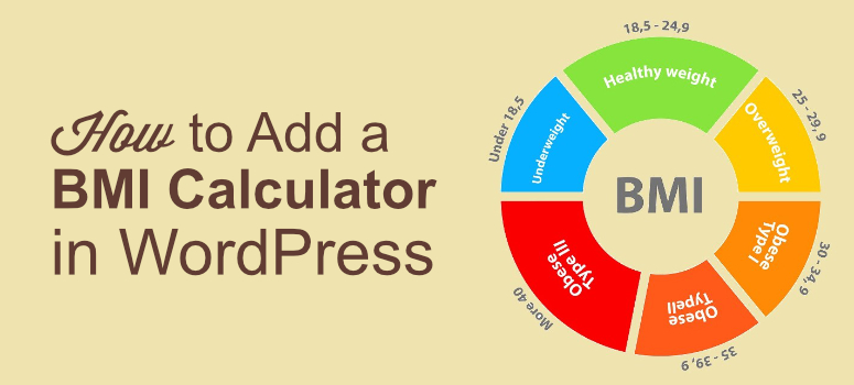 How to addbmi calculator in wordpress