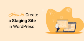 How to create a staging site in wordpress