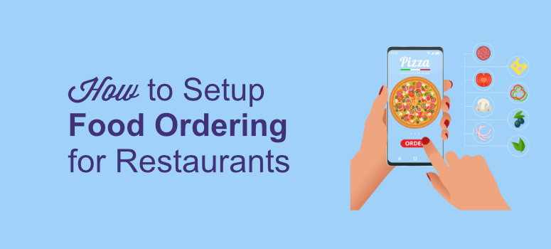 setting up food ordering for restaurants