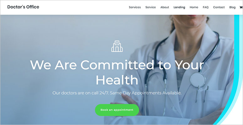 Divi Medical Theme - IsItWP - Free WordPress Theme Detector Divi Medical Theme