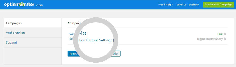 How to Create a Full-Screen Welcome Mat Optin Form in WP 21 Edit Output Settings