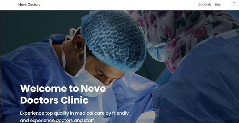 Neve Medical Theme - IsItWP - Free WordPress Theme Detector Neve Medical Theme