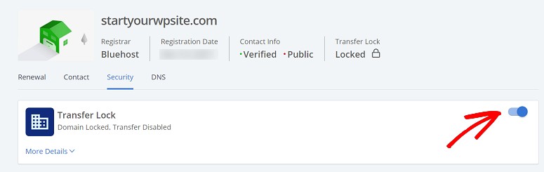 Bluehost unlock domain for transfer