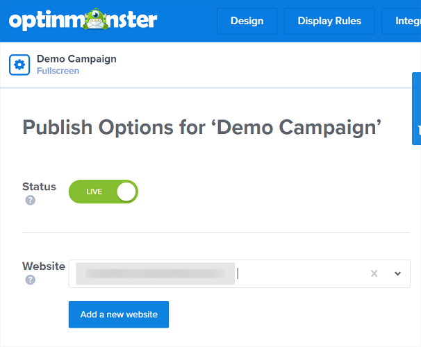 OptinMonster campaigns