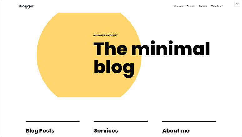 Neve Minimal WordPress blog theme
