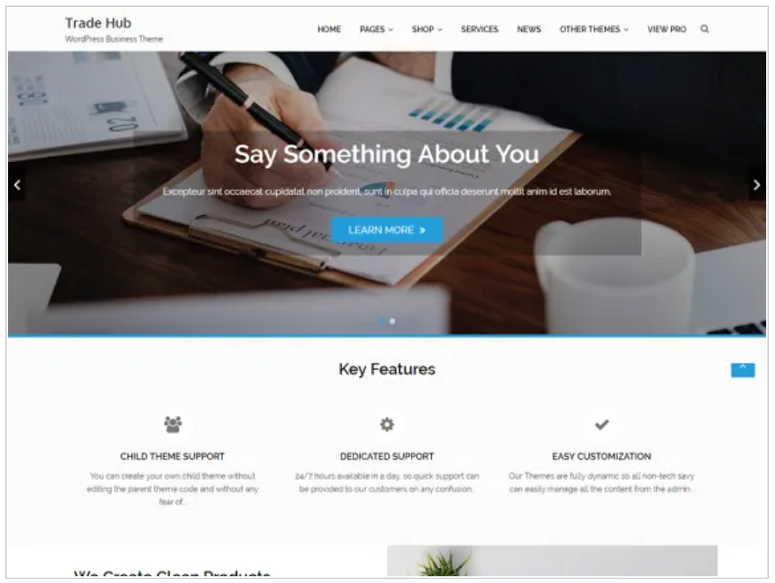 Trade_Hub_WordPress_theme