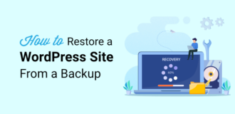 How to restore a wordpress site from backup