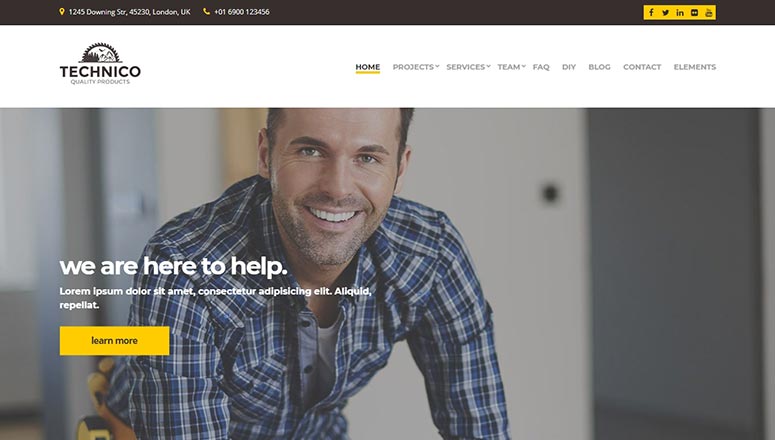 Technico - IsItWP - Free WordPress Theme Detector Technico