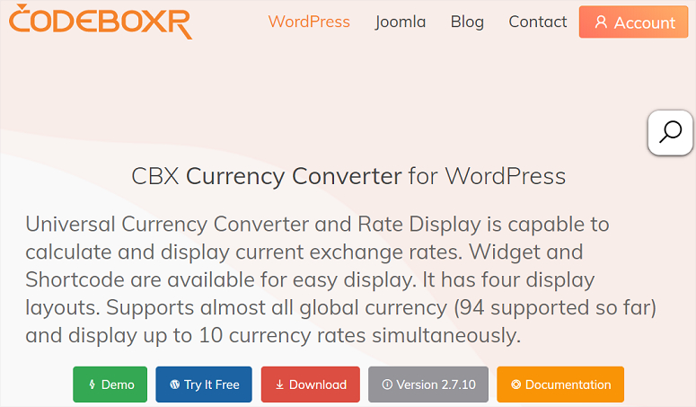 CBX Currency Converter