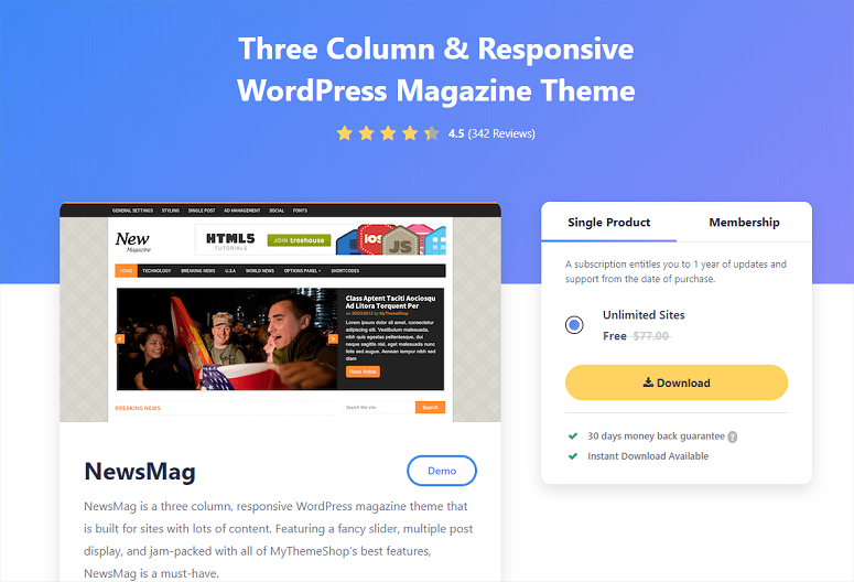 Newsmag, news themes