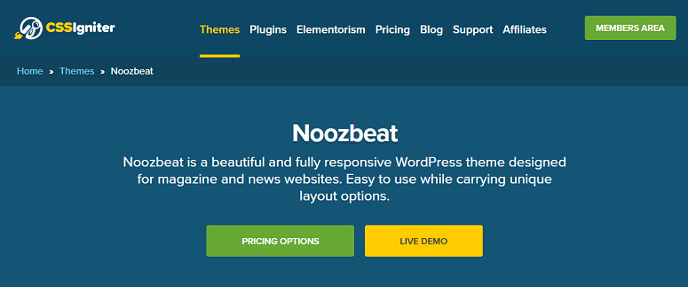 Noozbeat news theme
