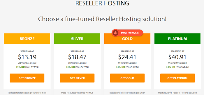 A2 Hosting Reseller Hosting