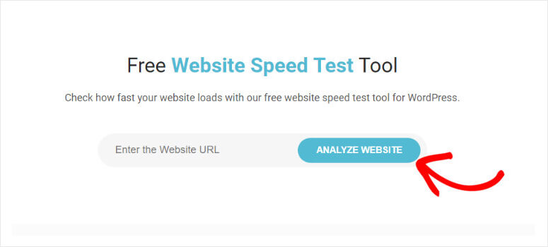 Free Website Speed Test Tool