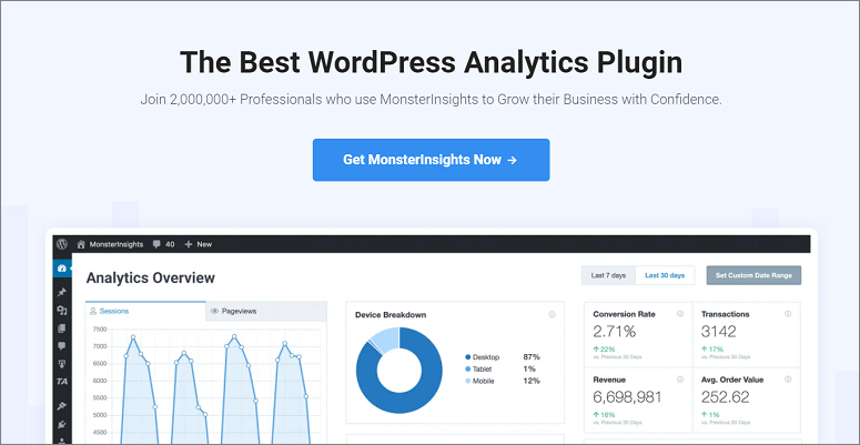 Plugin WordPress hỗ trợ làm Affiliate - MonsterInsights