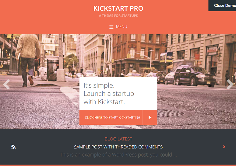 kickstart pro, studiopress themes