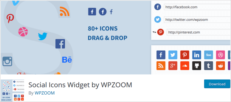 Social Icons Widget