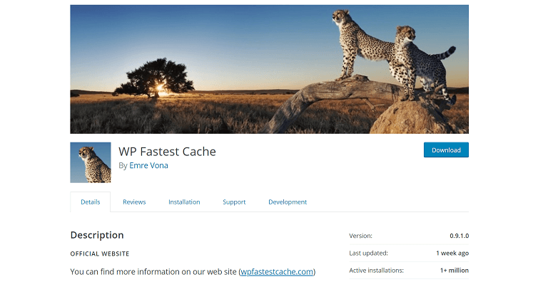WP-Fastest-Cache - IsItWP - Free WordPress Theme Detector WP Fastest Cache