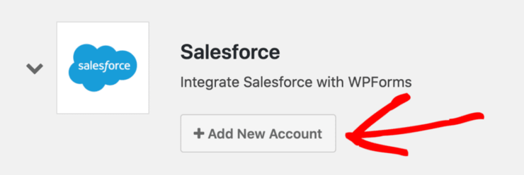 saleforce add account wpforms