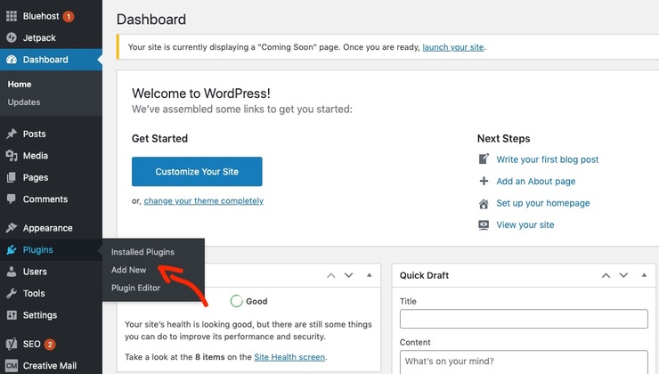 can you create a landing page on wordpress