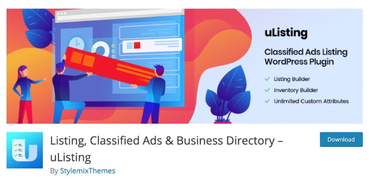 best classified plugin for wordpress by uListing