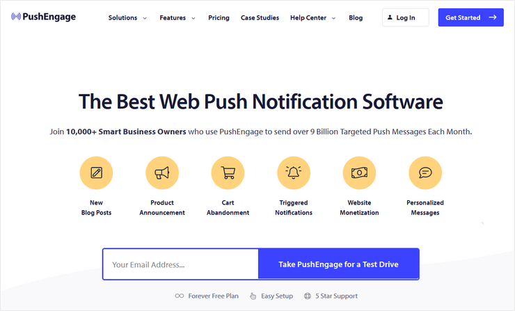 PushEngage - The Best Mobile & Web Push Notification Service