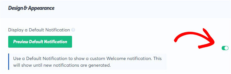 display defalt notification - IsItWP - Free WordPress Theme Detector display defalt notification