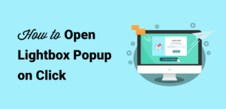 How to open a lightbox popup on click