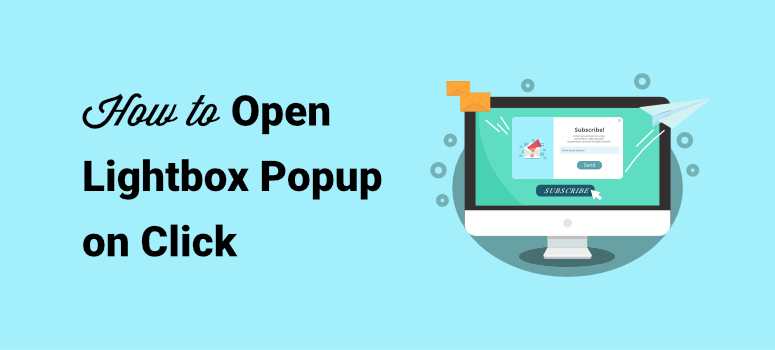 How to open a lightbox popup on click