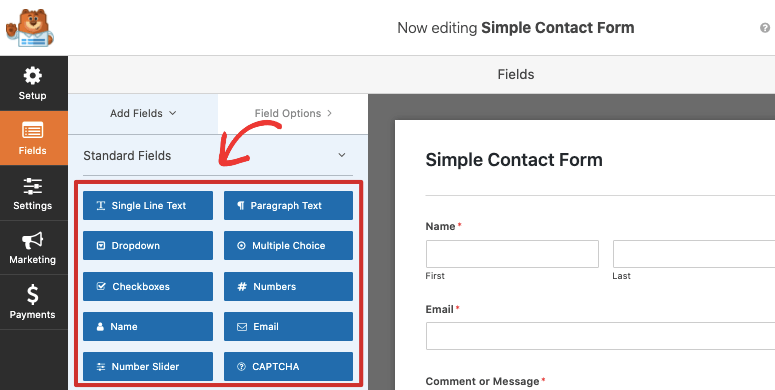 WPForms Lite free version