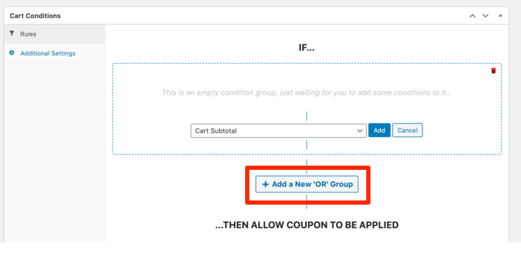 How to Set Up WooCommerce Cart Conditions (Step by Step) 11