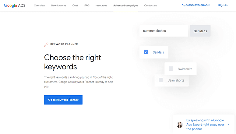 Google Keyword Planner