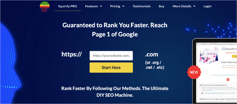 squirrly pro seo plugin homepage-min - IsItWP - Free WordPress Theme Detector