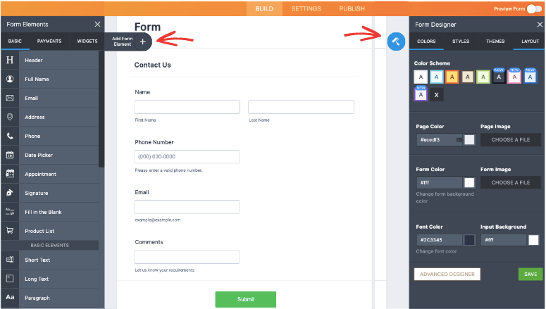 jotform edit form