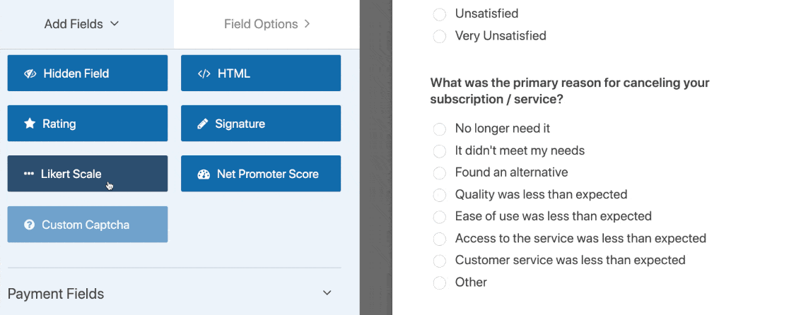 Likert scale template