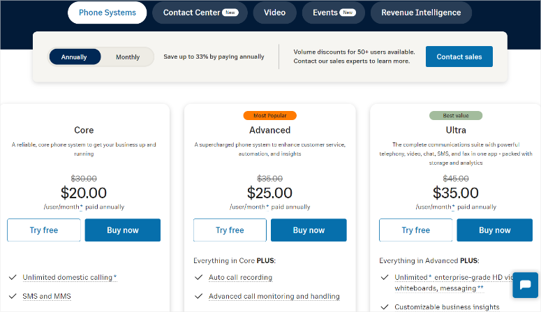 ringcentral pricing