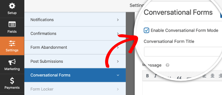 conversational forms in wpforms