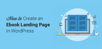 How to create an ebook landing page in WordPress