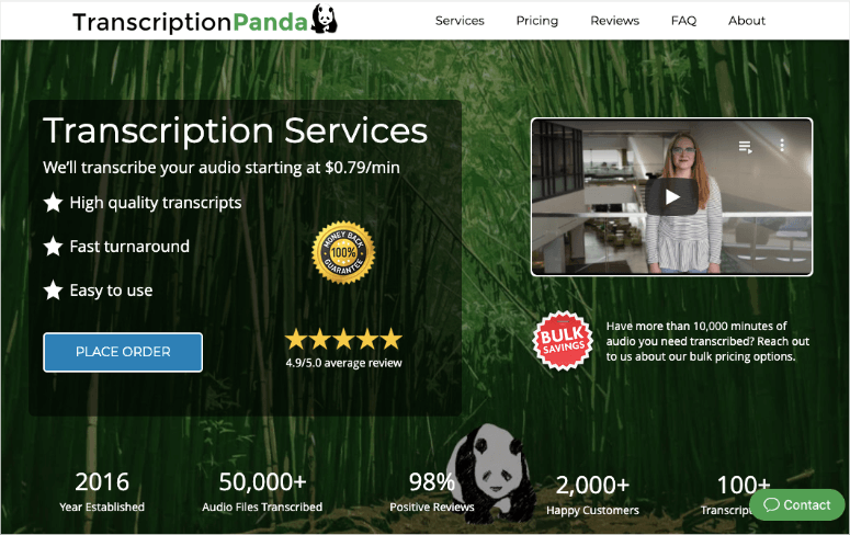 transcription panda