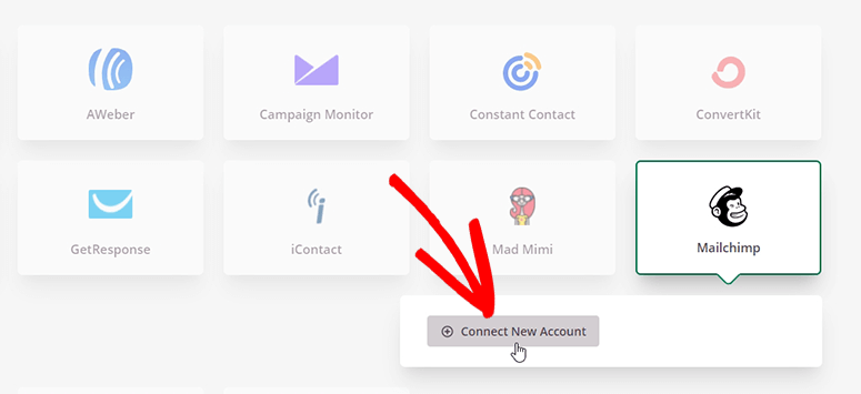 Connect new account