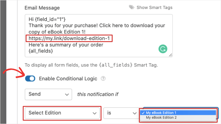 add-download-link-and-conditional-logic