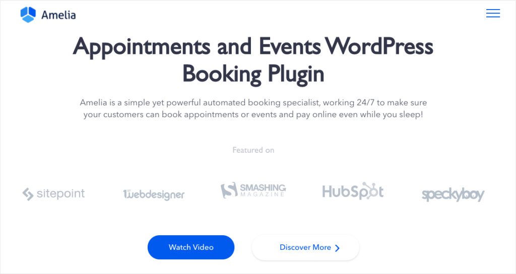 Amelia wordpress plugin