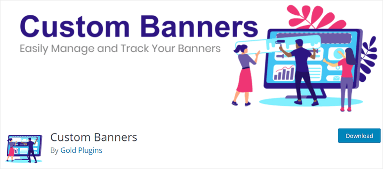 Banners personalizados - IsItWP - Detector de temas de WordPress gratuito plugin-banners-personalizados