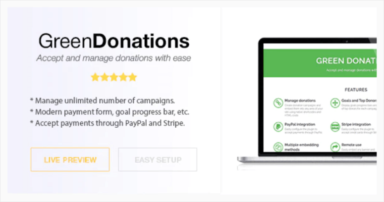 green donation