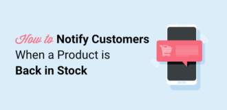how to notify customers when a product is back in stock