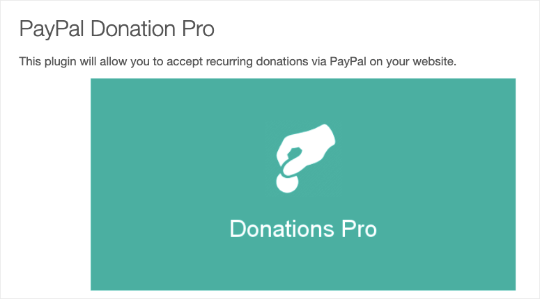 donación paypal pro