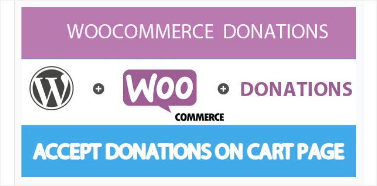 woocommerce donation
