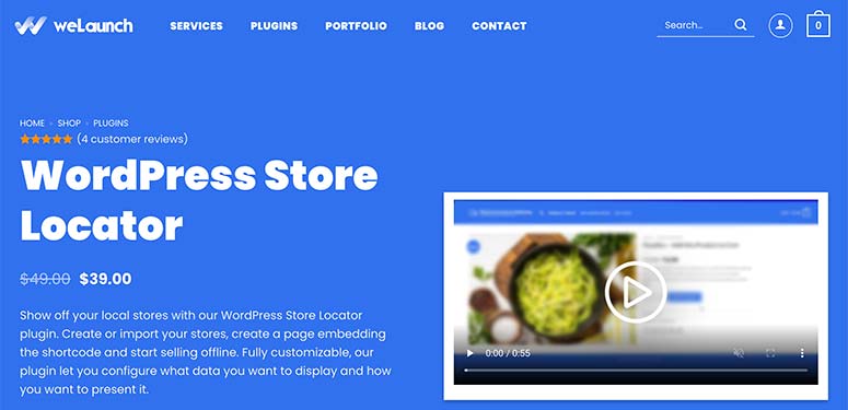 Localizador de tiendas de WordPress