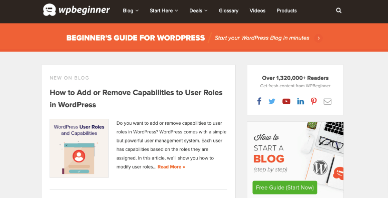 wpbeginner blog