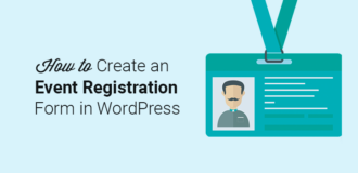 How to Create an Online Event Registration Form in WordPress