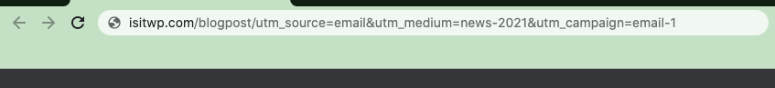 isitwp utm code example